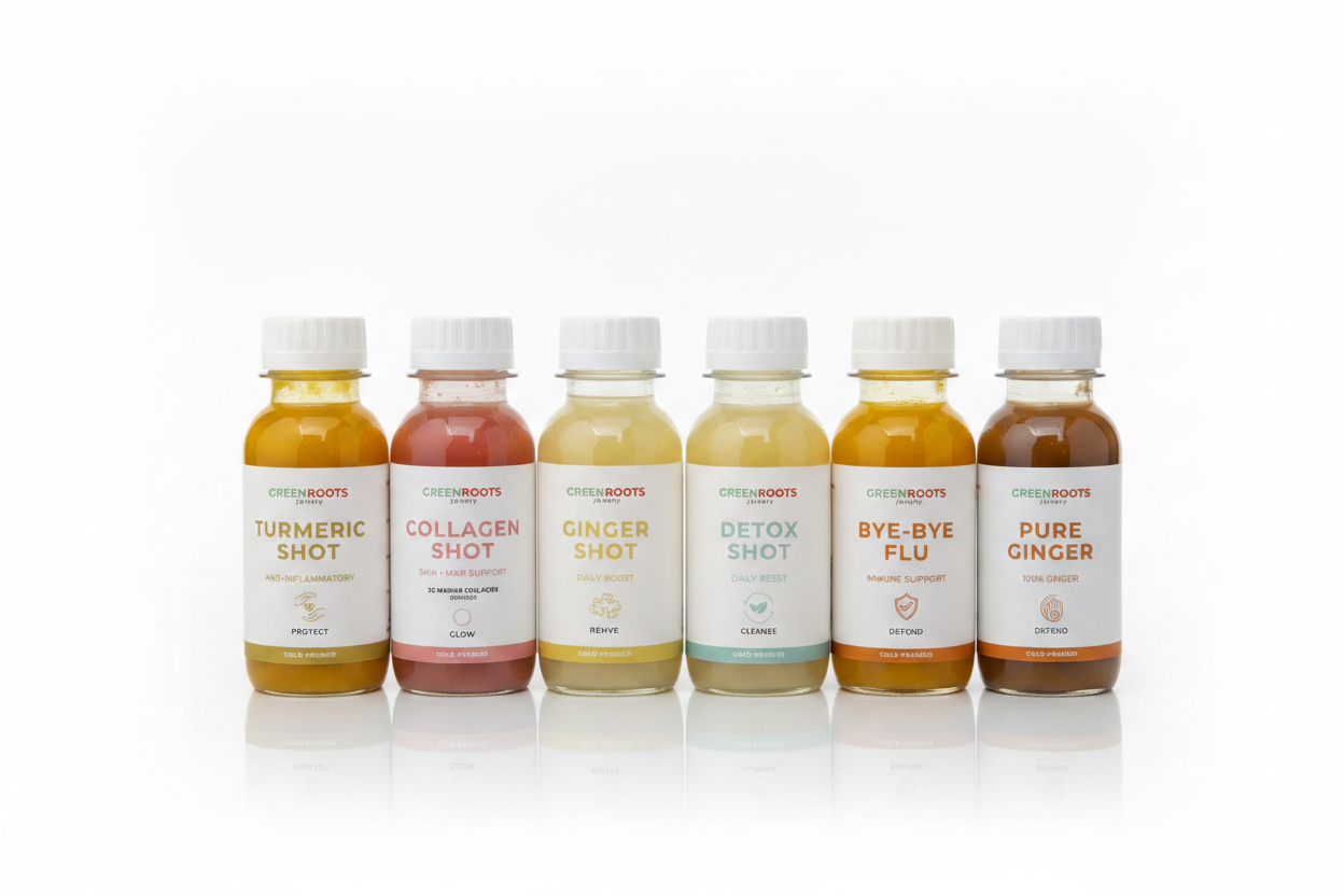 Shot 6-Packs - Green Roots Juicery