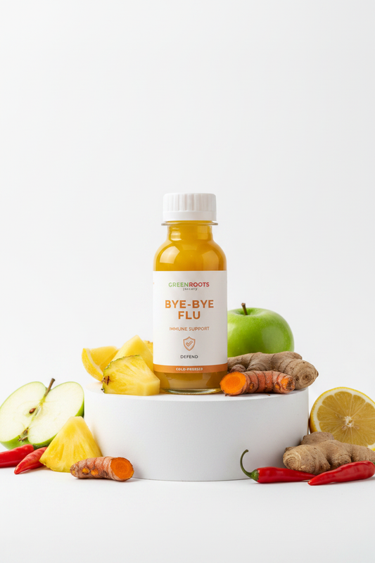 Bye-Bye Flu Shot - Green Roots Juicery